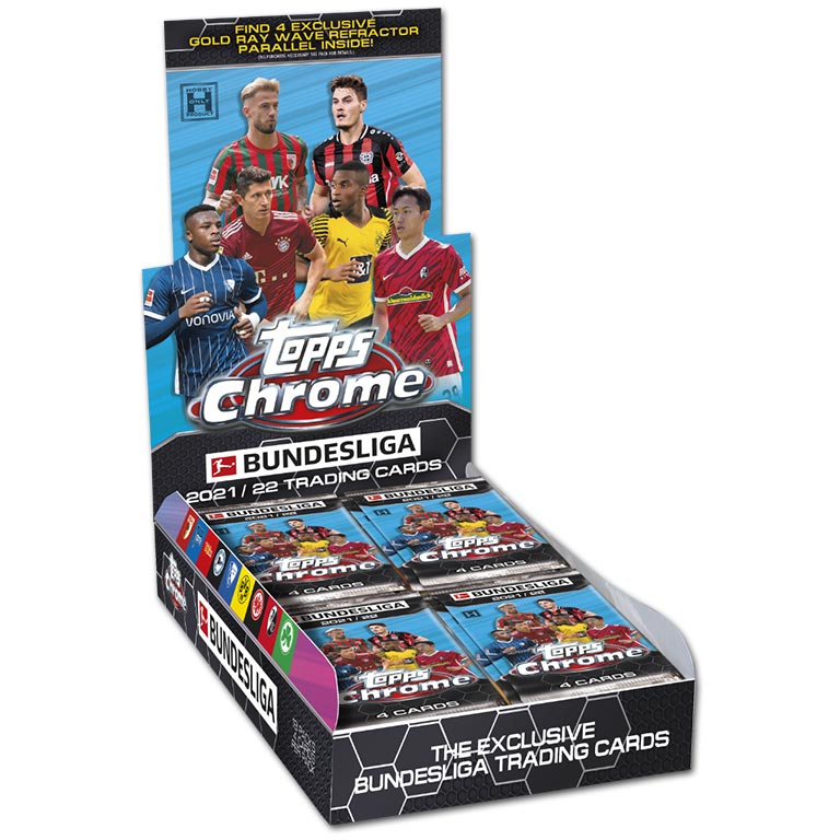 2021-22 Topps Soccer Chrome Bundesliga Hobby Packs