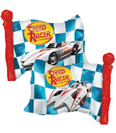 Balloon Foil Super Shape Speed Racer Flag