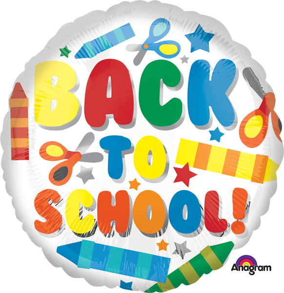 Balloon Foil 18 Inch Back To School