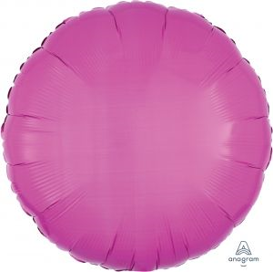 Balloon Foil 19 Inch Circle Metallic Bubble Gum