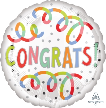 Balloon Foil 18 Inch Congrats