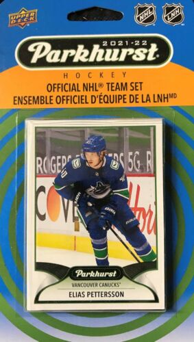 2021-22 Parkhurst Hockey NHL Team Set - Vancouver Canucks