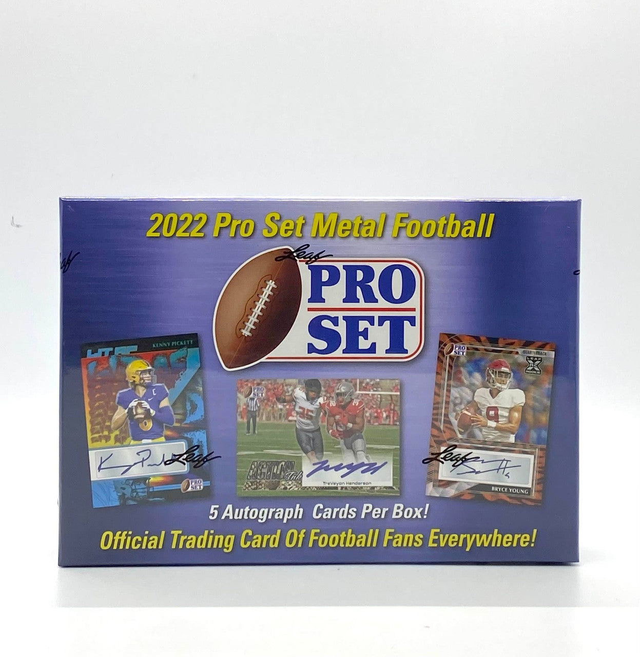 2022 Leaf Pro Set Metal Football Hobby Box
