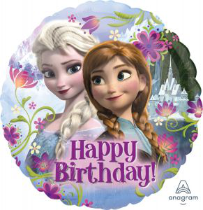 Balloon Foil 18 Inch Frozen Happy Birthday Foil