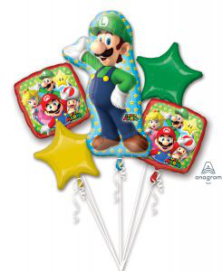 Balloon Foil Bouquet Luigi