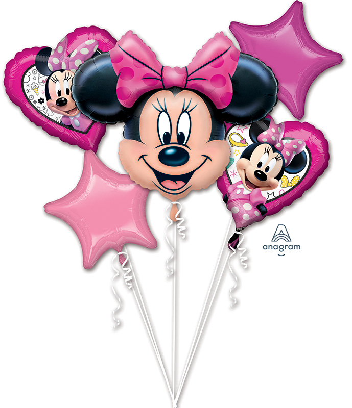 Balloon Foil Bouquet Minnie Mouse