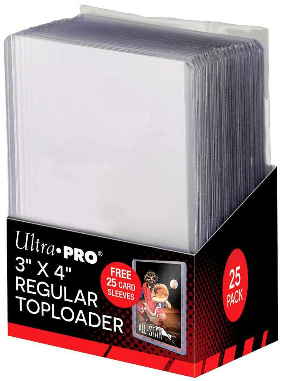 Ultra-Pro Regular Top Loaders & Sleeves 25CT
