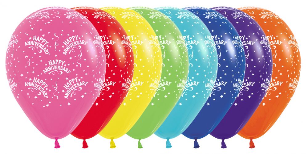 Balloon Latex 11 Inch Fashion Anniversary Party ASSORTED COLORS