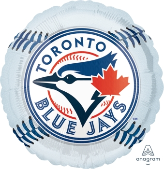 Balloon Foil 18 Inch Toronto Blue Jays Baseball