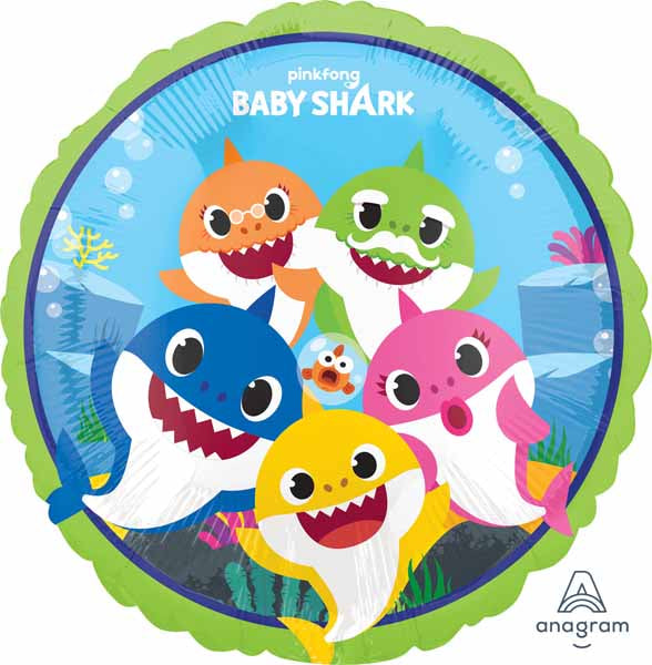 Balloon Foil 18 Inch Baby Shark