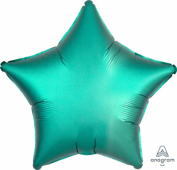 Balloon Foil 19 Inch Star Jade Satin Luxe