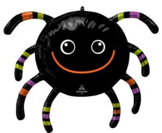 Balloon Foil Super Shape Smiley Spider