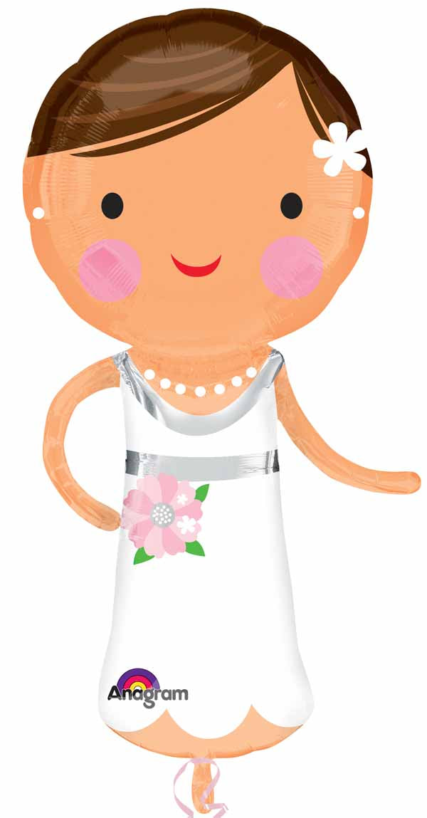 Balloon Foil Super Shape Bride