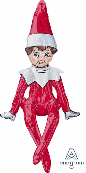Balloon Foil Super Shape Elf On Shelf