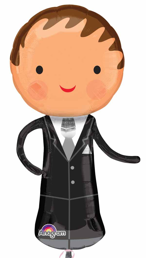 Balloon Foil Super Shape Groom