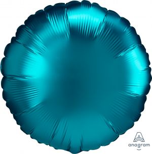 Balloon Foil 19 Inch Circle Luxe Aqua