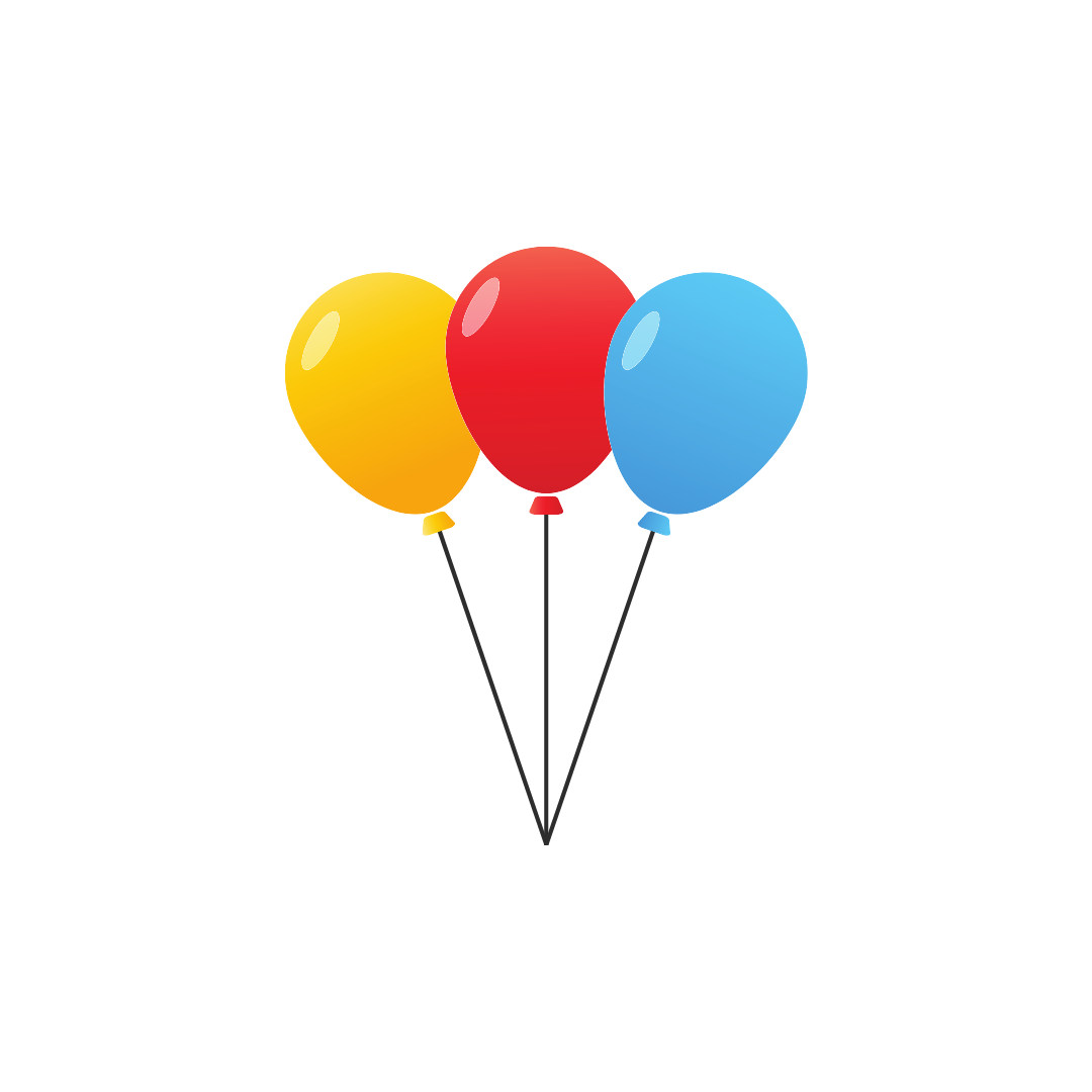 Balloon Bouquet 03pc Latex