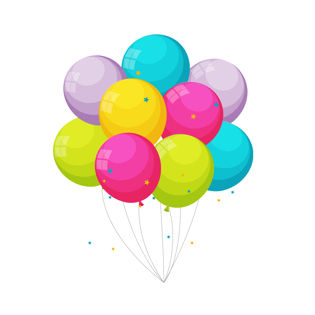 Balloon Bouquet 09pc Latex