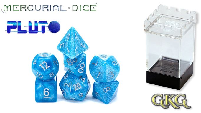 Dice Mercurial - Pluto 7-Die Set Upgraded Case