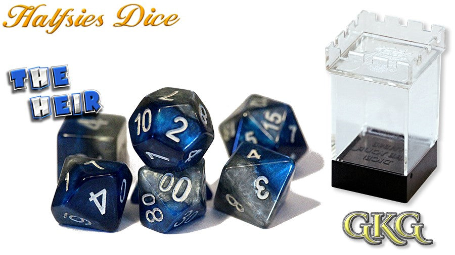 Dice Halfsies - The Heir 7-Die Set Upgraded Case