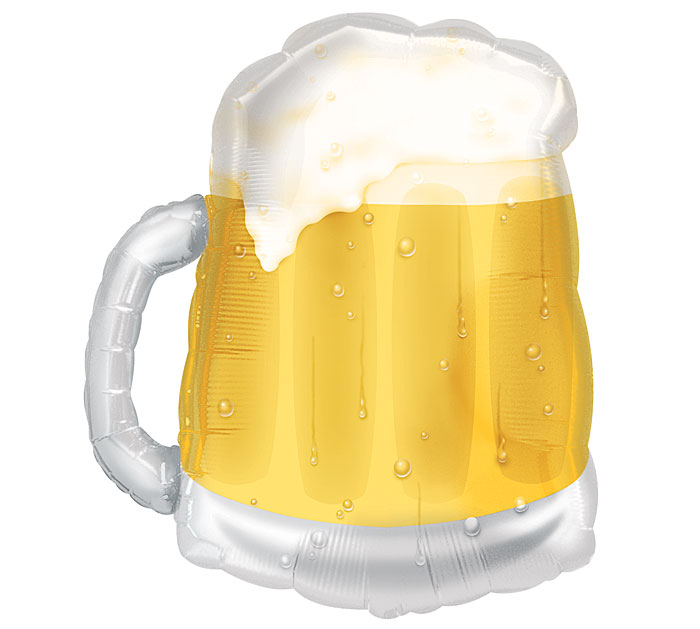 Balloon Foil Super Shape Beer Mug