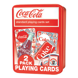 Coca-Cola 2 Pack Playing Cards Tin