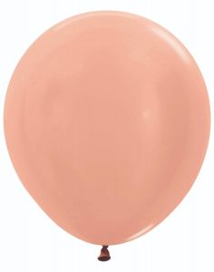 Balloon Latex 11 Inch Fashion Round Rose Gold