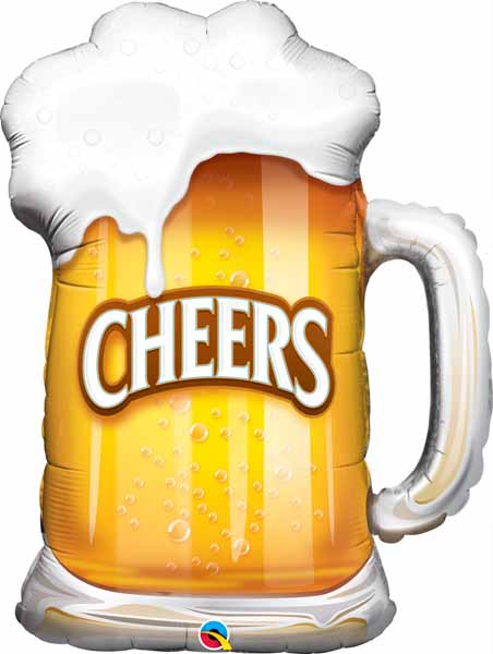 Balloon Foil Super Shape Cheers Beer Mug