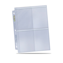 Ultra-Pro 4Pkt Platinum 100 Page Toploader Secure Pages