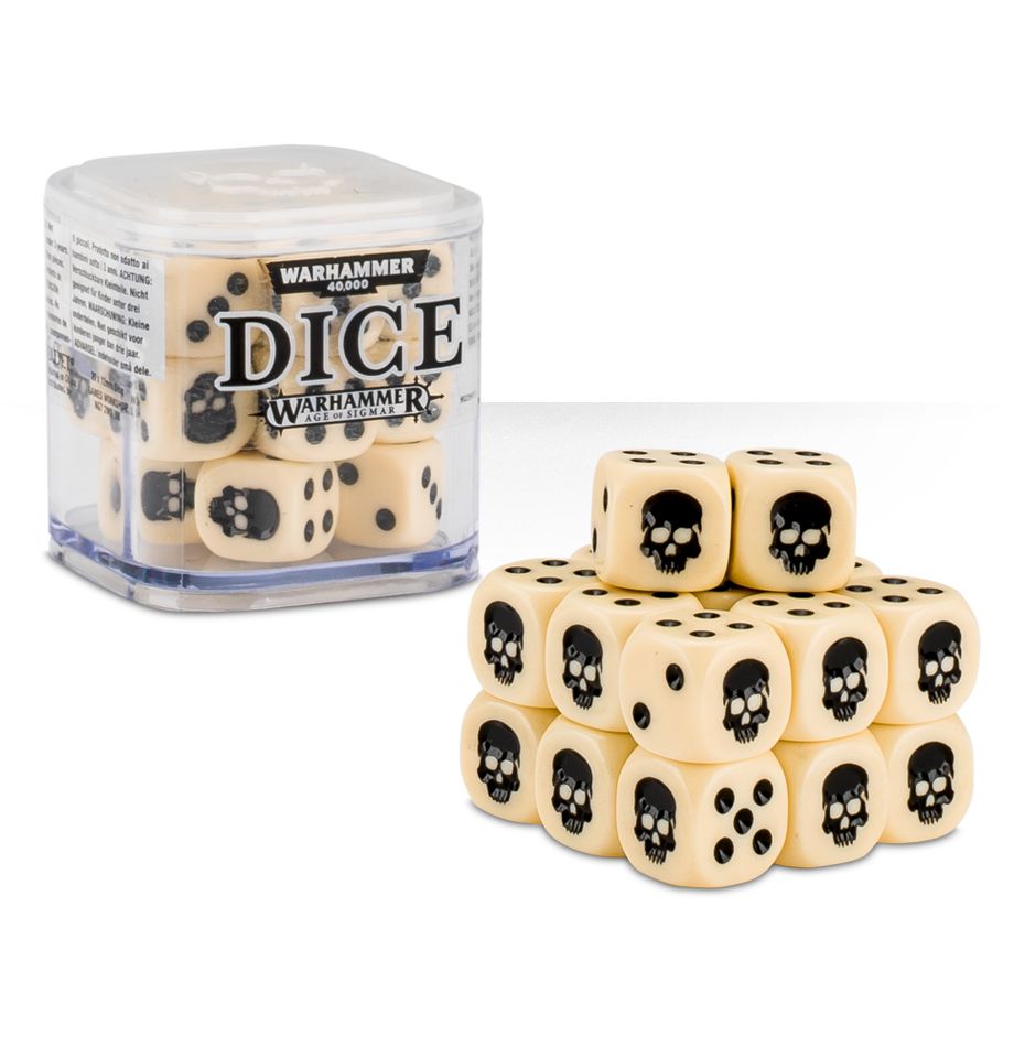 Warhammer - Citadel 12mm Dice Cube - Bone