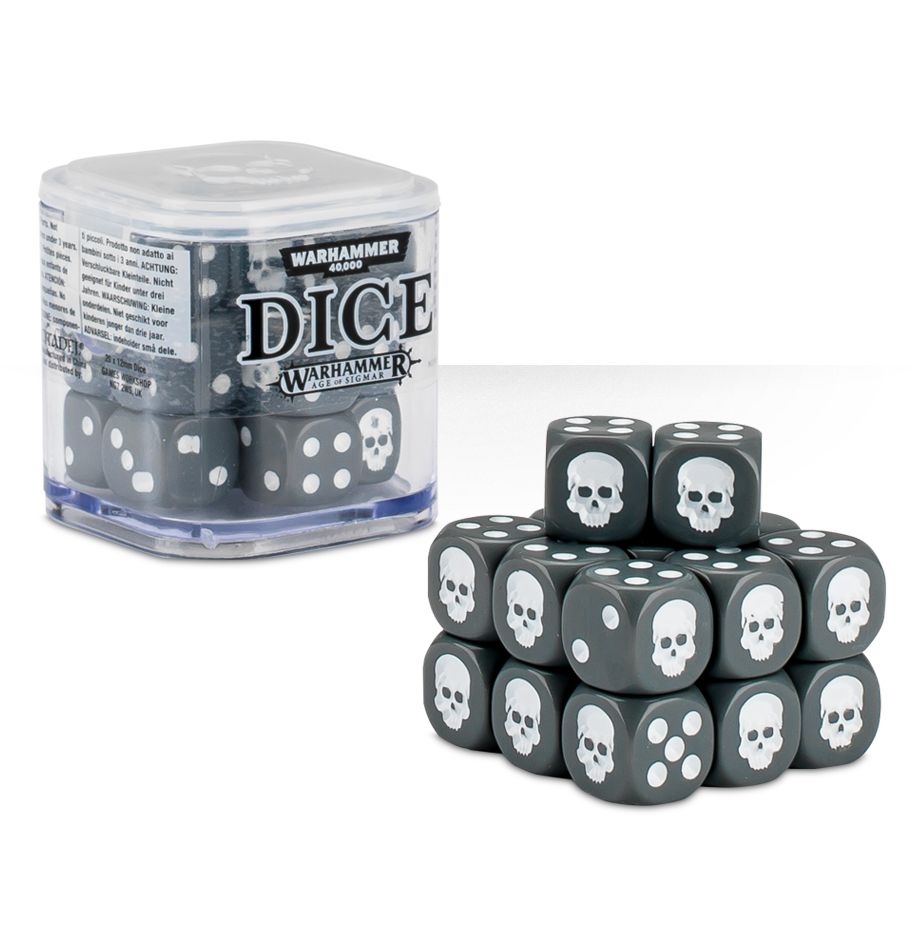 Warhammer - Citadel 12mm Dice Cube - Grey