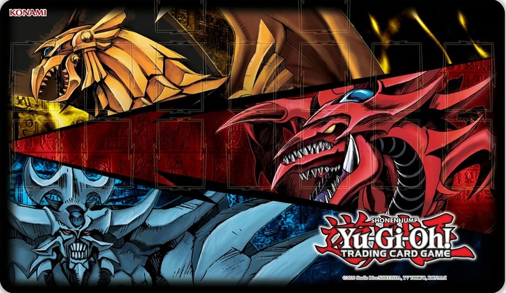 Yu-Gi-Oh! Slifer, Obelisk, & RA Game Mat