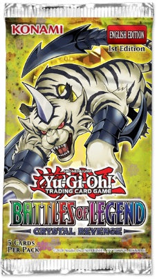 Yu-Gi-Oh! Battles Of Legend Crystal Revenge Booster Packs Webbers Balloons Cards & Collectables Yu-Gi-Oh! Battles Of Legend Crystal Revenge Booster Packs Webbers Balloons Cards & Collectables
