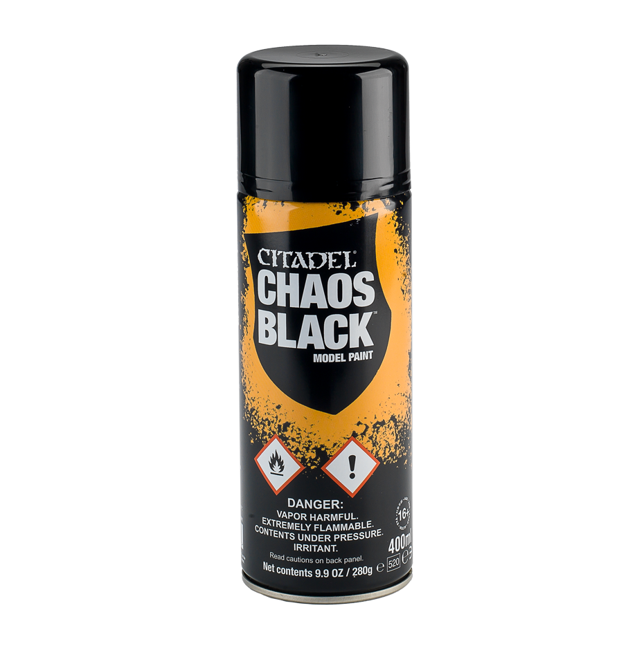 Warhammer - Citadel Chaos Black Spray Paint