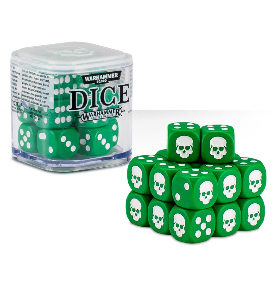 Warhammer - Citadel 12mm Dice Cube - Green