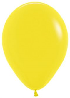 Balloon Latex 11 Inch Fashion Round Yellow