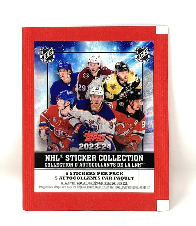 2023-24 Topps Hockey NHL Sticker Packs