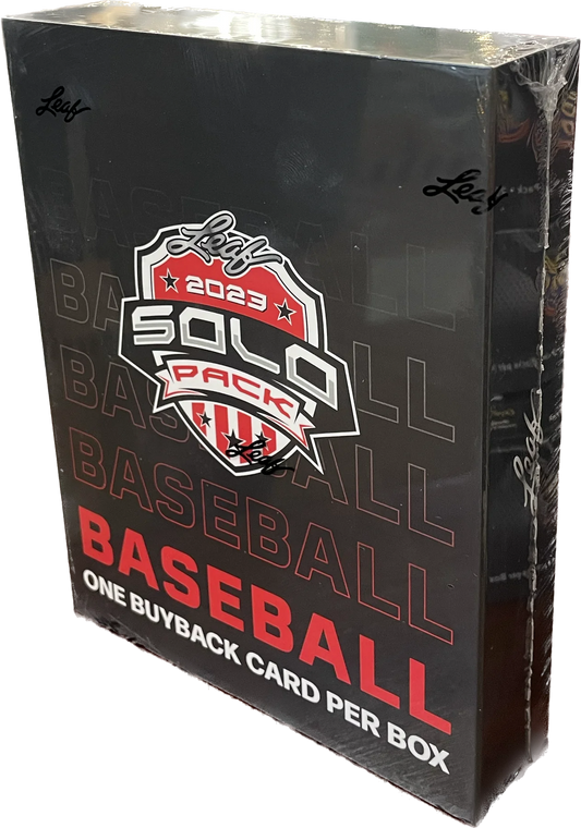 2023 Leaf Baseball Solo Pack Edition Hobby Box
