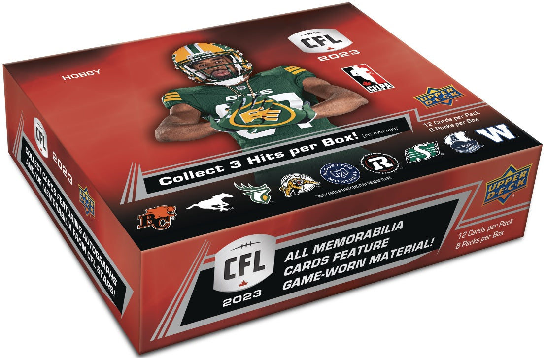 2023 Upper Deck Football CFL Hobby Box