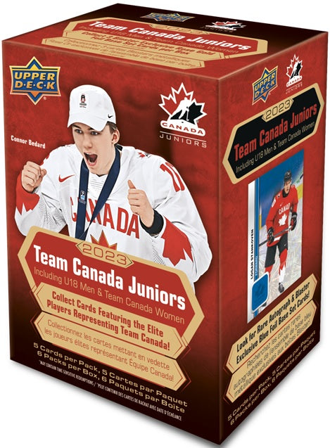 2023 Upper Deck Hockey Team Canada Juniors Blaster Box