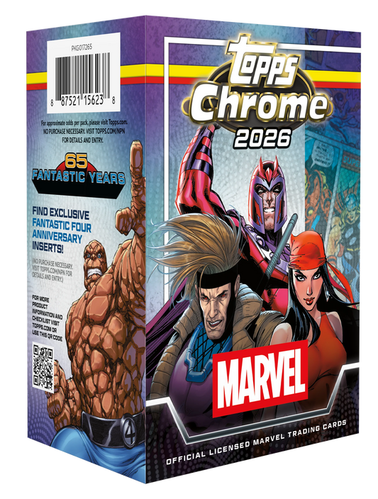 2026 Topp Chrome Marvel Comics Blaster Box