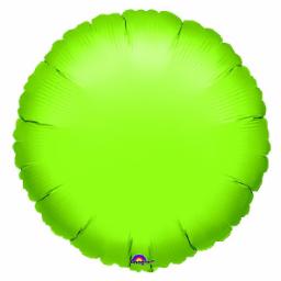 Balloon Foil 19 Inch Circle Lime Green