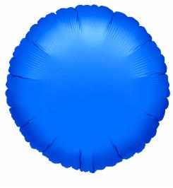 Balloon Foil 19 Inch Circle Metallic Blue