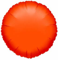 Balloon Foil 19 Inch Circle Metallic Orange