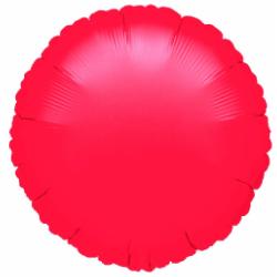 Balloon Foil 19 Inch Circle Metallic Red