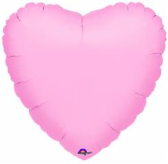 Balloon Foil 19 Inch Heart Metallic Pink