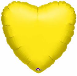 Balloon Foil 19 Inch Heart Metallic Yellow