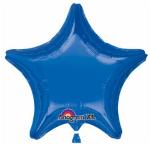 Balloon Foil 19 Inch Star Dark Blue