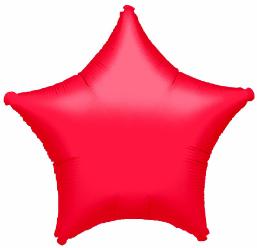 Balloon Foil 19 Inch Star Metallic Red
