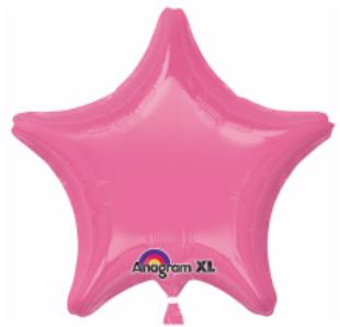 Balloon Foil 19 Inch Star Rose